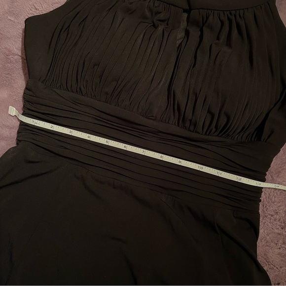 Women’s Sangria Long Black High Neck Formal Cocktail Maxi Dress Size 10 - Picture 15 of 16